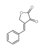 4-benzylideneoxolane-2,3-dione Structure