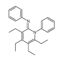 N,1-Diphenyl-3,4,5,6-tetraethyl-1,2-dihydropyridine-2-imine结构式