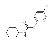 1-(4-chlorophenyl)sulfanyl-N-cyclohexyl-formamide Structure