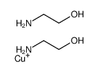 2-aminoethanol,copper(1+) Structure