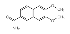 6,7-dimethoxynaphthalene-2-carboxamide结构式