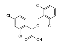 2-(2,4-dichlorophenyl)-2-[(2,6-dichlorophenyl)methoxy]acetic acid结构式