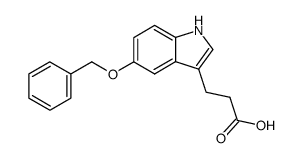 3-(5-benzyloxy-indol-3-yl)-propionic acid Structure