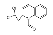 2,2-dichloro-1'-formyl-1',2'-dihydrospiro[cyclopropane-1,2'-quinoline] Structure