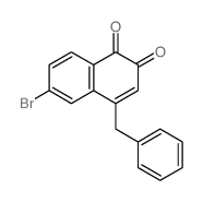 1,2-Naphthalenedione,6-bromo-4-(phenylmethyl)- picture