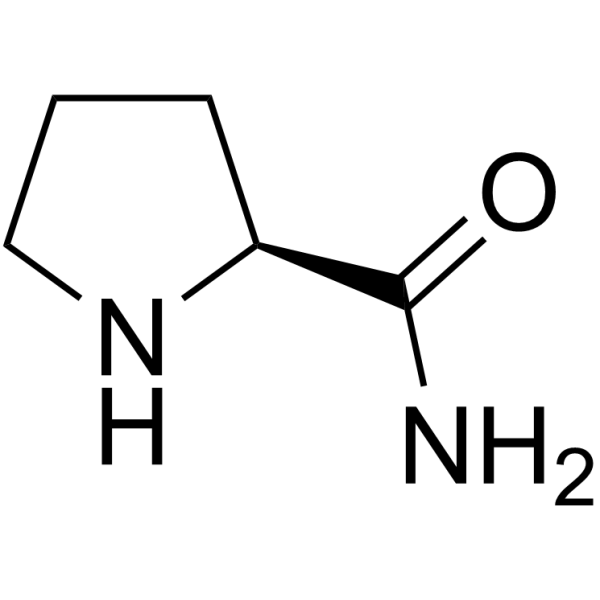 L-脯氨酰胺结构式
