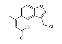 4'-chloromethyl-4,5'-dimethylangelicin Structure