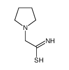 1-Pyrrolidineethanethioamide(9CI) structure