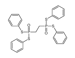 [2-bis(phenylsulfanyl)phosphorylethyl-phenylsulfanylphosphoryl]sulfanylbenzene Structure