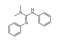 1,1-dimethyl-2,3-diphenylguanidine Structure