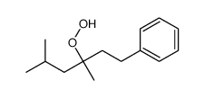 (3-hydroperoxy-3,5-dimethylhexyl)benzene Structure