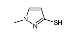 1-甲基-1,2-二氢吡唑-3-硫酮结构式