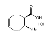 (1R,8S,Z)-8-AMINO-CYCLOOCT-4-ENECARBOXYLIC ACID HYDROCHLORIDE结构式