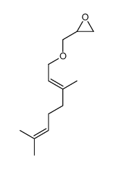 2-(3,7-dimethylocta-2,6-dienoxymethyl)oxirane结构式