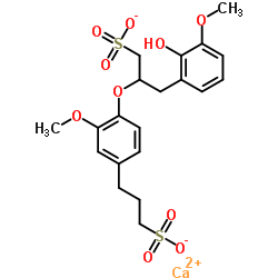 lignosulfonic acid, calcium salt Structure
