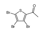 2-acetyl-3,4,5-tribromothiophene Structure