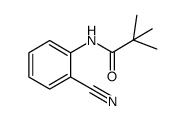 N-(2-cyanophenyl)pivalamide Structure