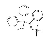 (E)-methoxydiphenyl(1-phenyl-2-(trimethylsilyl)vinyl)silane Structure