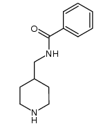 N-(piperidin-4-ylmethyl)benzamide结构式