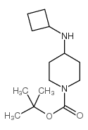 1-BOC-4-CYCLOBUTYLAMINO-PIPERIDINE Structure