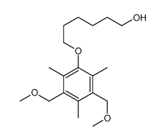 6-[3,5-bis(methoxymethyl)-2,4,6-trimethylphenoxy]hexan-1-ol Structure