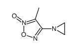 4-(aziridin-1-yl)-3-methyl-2-oxido-1,2,5-oxadiazol-2-ium Structure