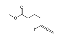 methyl 5-iodohepta-5,6-dienoate结构式