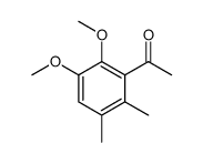 Acetophenone, 2,3-dimethoxy-5,6-dimethyl- (7CI) Structure