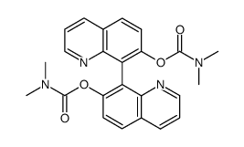 7,7'-bis(dimethylaminocarbonyloxy)-8,8'-biquinolyl结构式