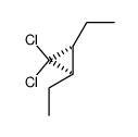 trans-1,1-dichloro-2,3-diethylcyclopropane Structure