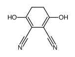 2,3-dicyanocyclohexa-1,3-diene-1,4-diol结构式