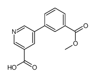 5-(3-methoxycarbonylphenyl)pyridine-3-carboxylic acid结构式