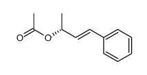 (R)-(+)-α-Methyl-γ-phenylallyl acetate Structure