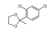 2-(2,4-dichlorophenyl)-2-methyl-1,3-dioxolane结构式