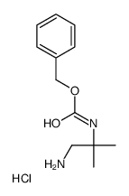 2-N-Cbz-2-Methylpropane-1,2-diamine hydrochloride structure