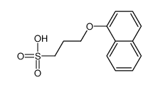 3-naphthalen-1-yloxypropane-1-sulfonic acid Structure