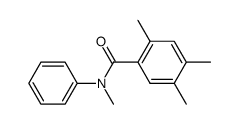 2,4,5-trimethyl-benzoic acid-(N-methyl-anilide)结构式