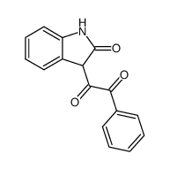 (2-oxo-indolin-3-yl)-phenyl-ethanedione结构式