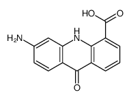 6-amino-9-oxo-10H-acridine-4-carboxylic acid结构式