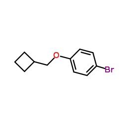 1-Bromo-4-(cyclobutylmethoxy)benzene Structure