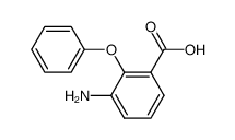 3-amino-2-phenoxy-benzoic acid结构式