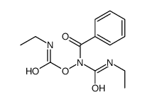 [benzoyl(ethylcarbamoyl)amino] N-ethylcarbamate Structure