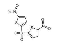 2-nitro-5-(5-nitrothiophen-2-yl)sulfonylthiophene Structure