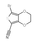 7-BROMO-2,3-DIHYDROTHIENO[3,4-B][1,4]DIOXINE-5-CARBONITRILE structure