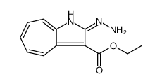 Cyclohepta[b]pyrrole-3-carboxylic acid, 2-hydrazinyl-, ethyl ester Structure