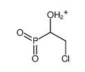 (2-chloro-1-hydroxyethyl)-hydroxy-oxophosphanium结构式