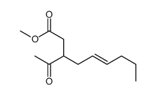 methyl 3-acetylnon-5-enoate Structure