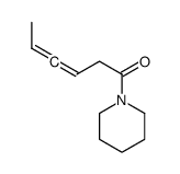 1-piperidin-1-ylhexa-3,4-dien-1-one结构式