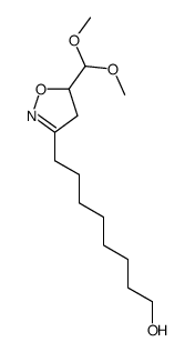 8-[5-(dimethoxymethyl)-4,5-dihydro-1,2-oxazol-3-yl]octan-1-ol结构式