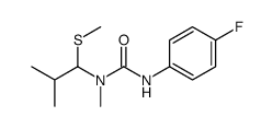 3-(4-fluorophenyl)-1-methyl-1-(2-methyl-1-methylsulfanylpropyl)urea Structure